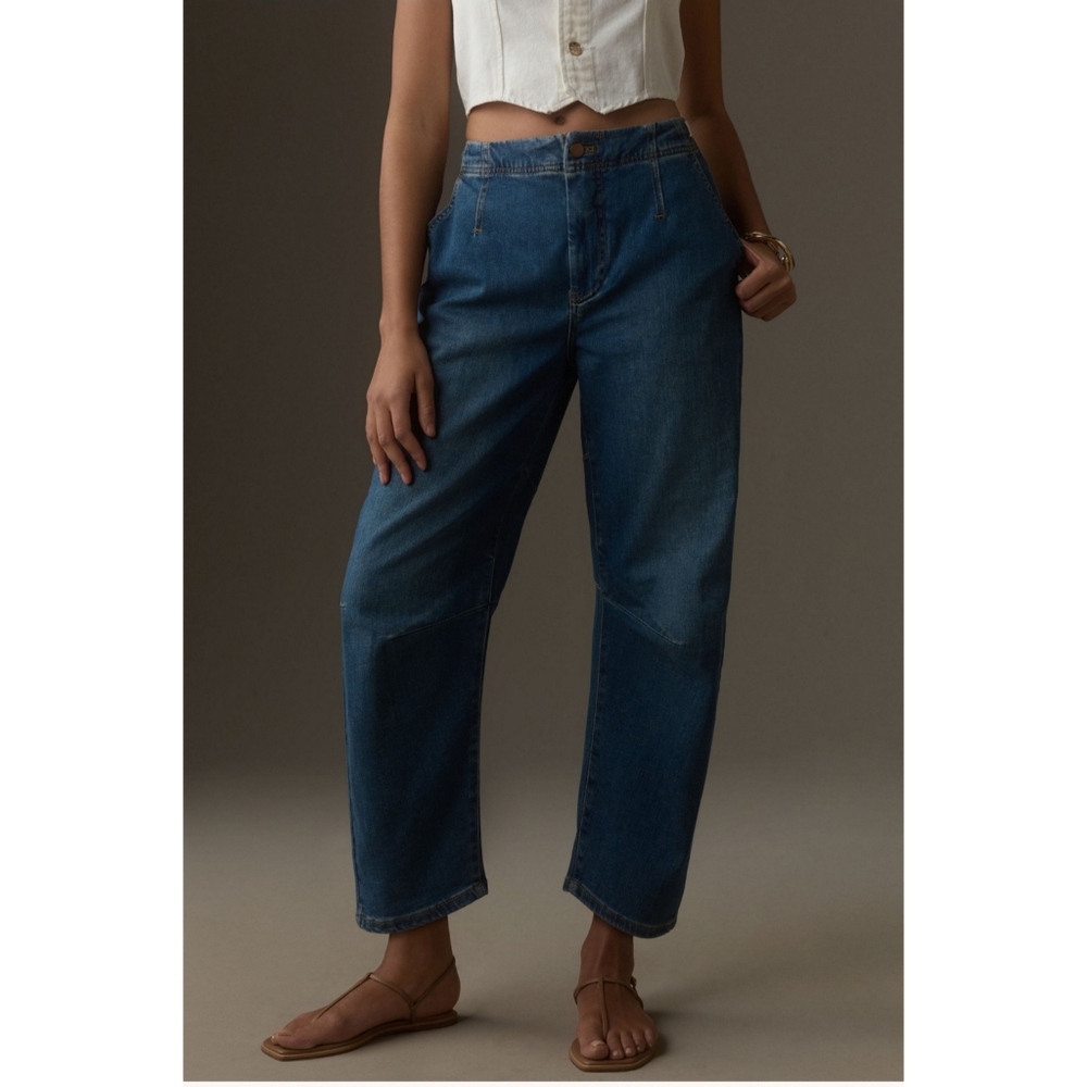 Leni Barrel Jeans Pilcro Anthropologie